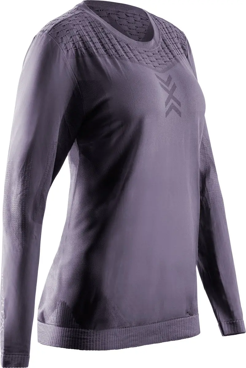 X-Bionic X-Ential Sportshirt Lange Mouwen Dames Muted Lavender