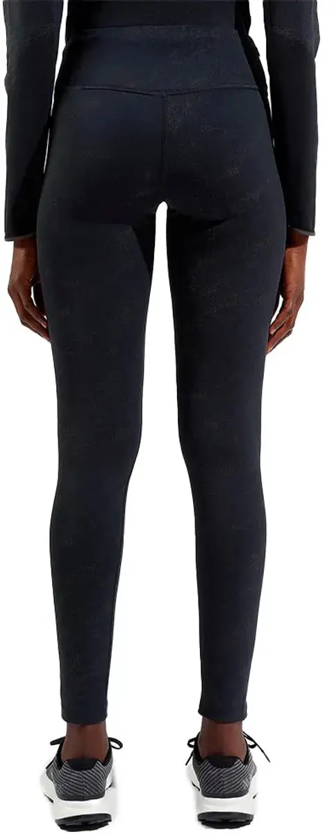 ODLO Zeroweight Print Reflective Leggings XS - Zwart - afbeelding 3 van 6