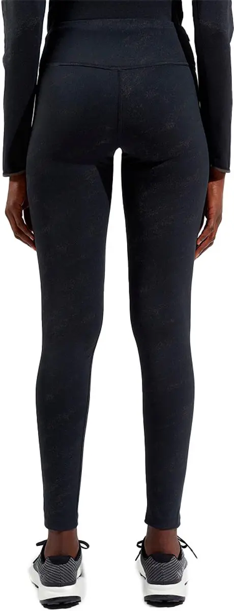 ODLO Zeroweight Print Reflective Leggings XS - Zwart - afbeelding 2 van 6