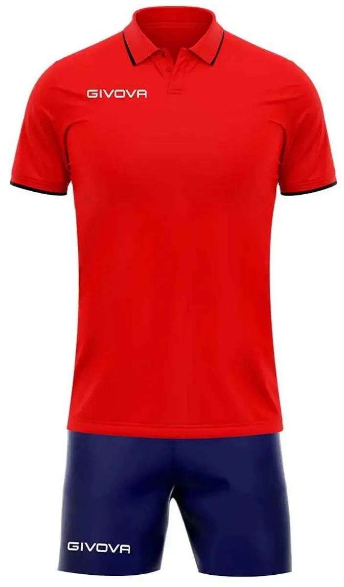 Givova Kit Street Voetbalkleding 2XL - Wit/Zwart - afbeelding 5 van 6