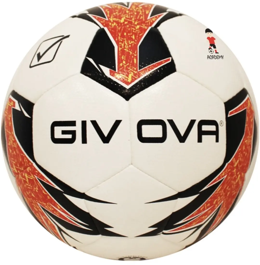 Voetbal Givova Academy Freccia , maat 3, Wit/Zwart/Rood