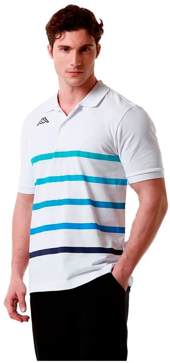 Kappa Feystripe T-shirt Met Korte Mouwen Wit L Man