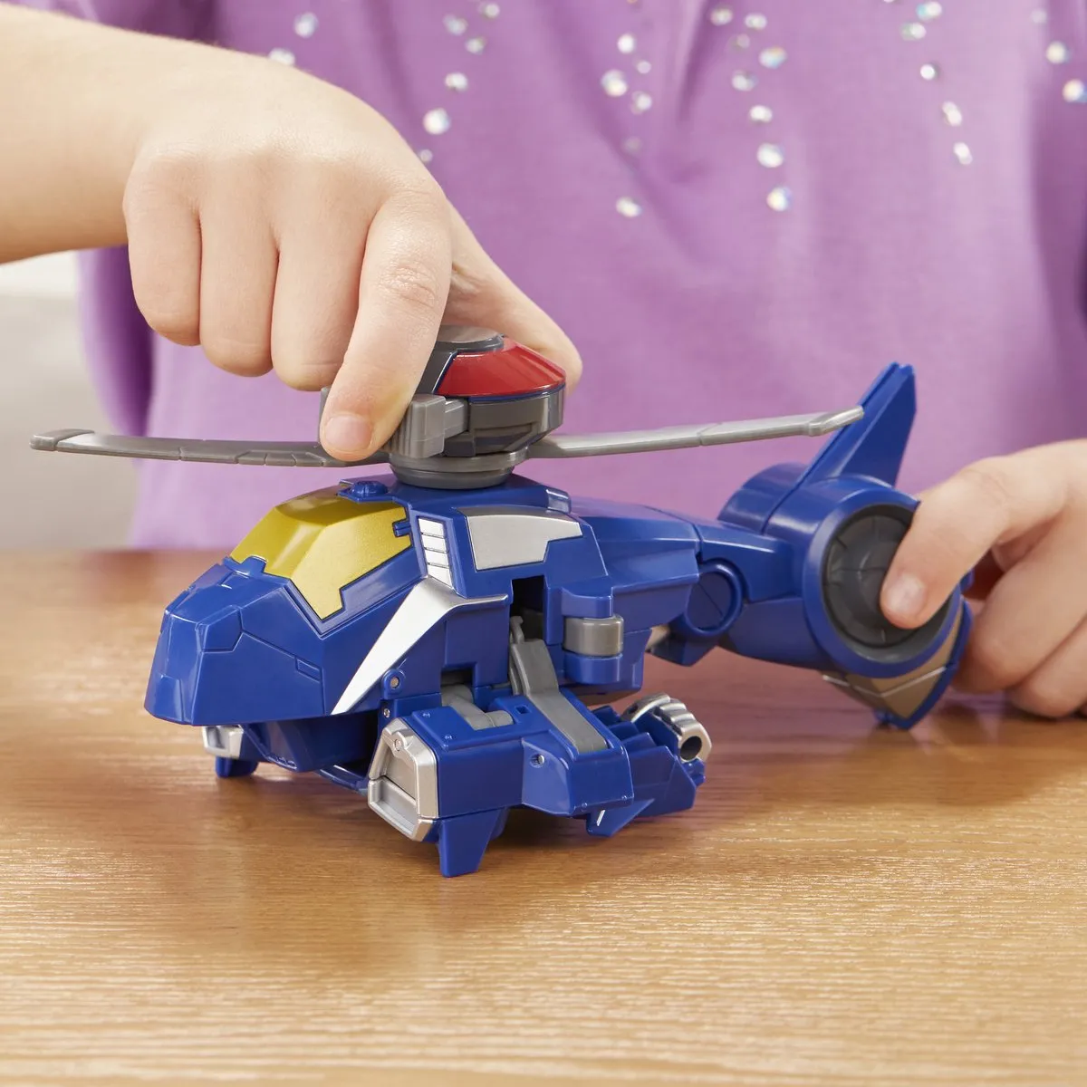 Hasbro Transformer Rescue Bots Academy Whirl De Flight-bot Blauw