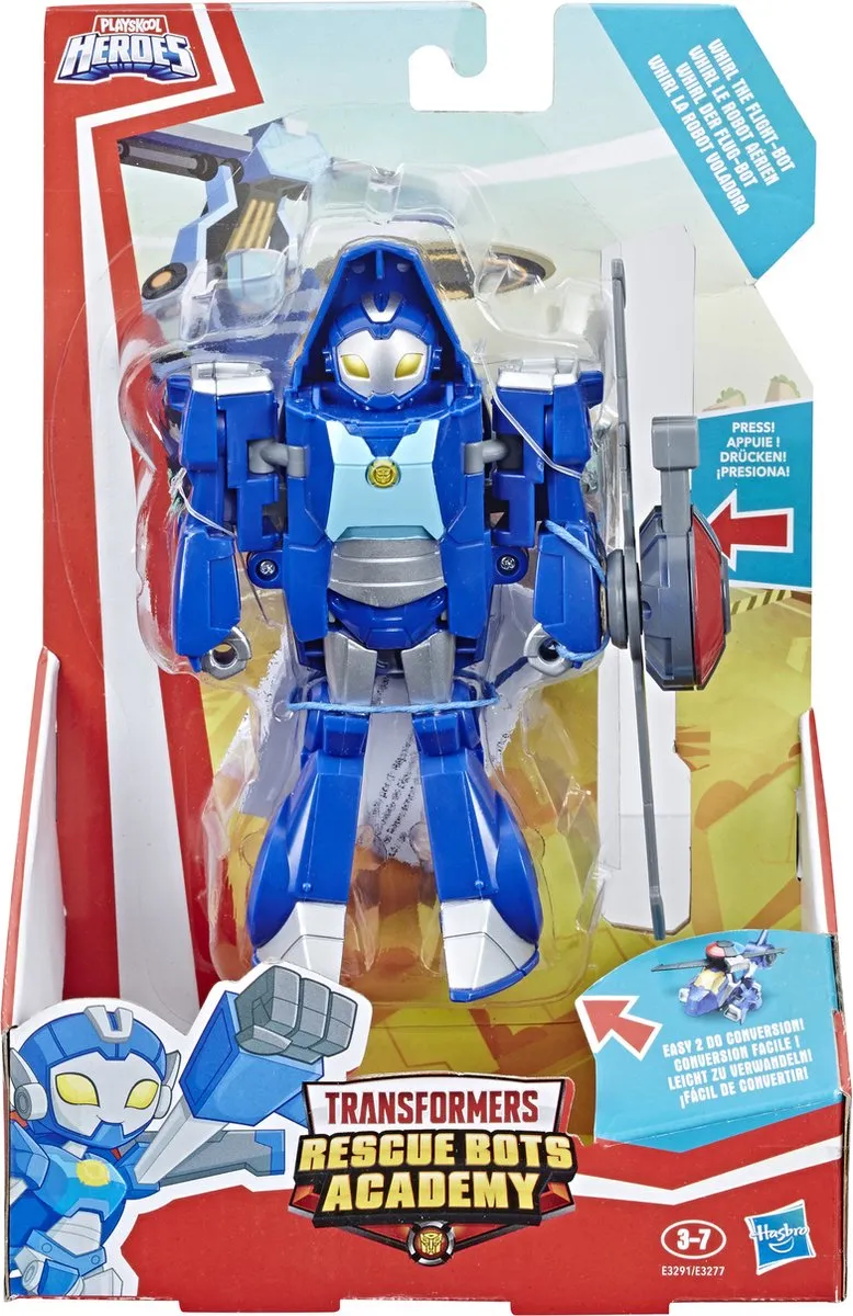 Hasbro Transformer Rescue Bots Academy Whirl De Flight-bot Blauw