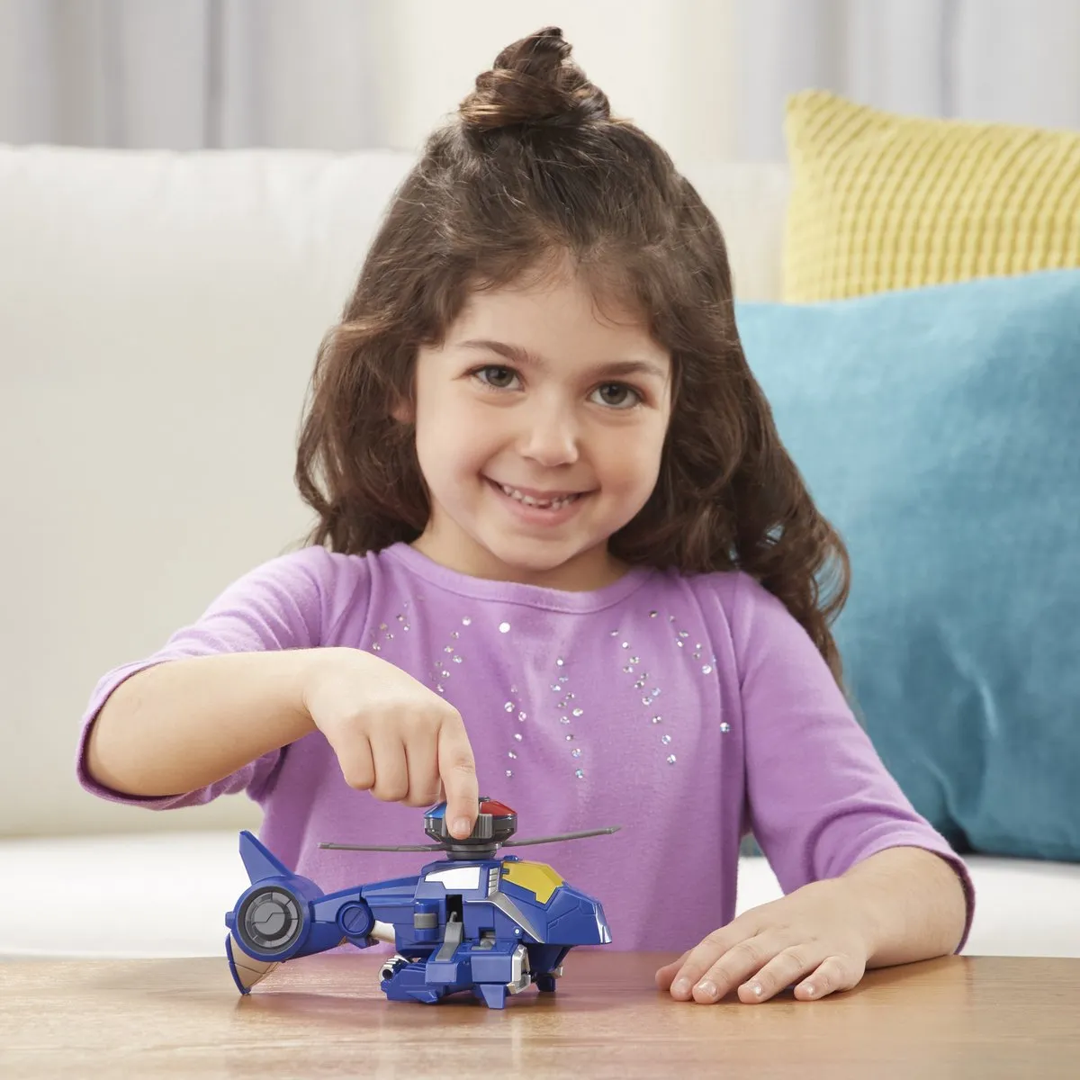 Hasbro Transformer Rescue Bots Academy Whirl De Flight-bot Blauw
