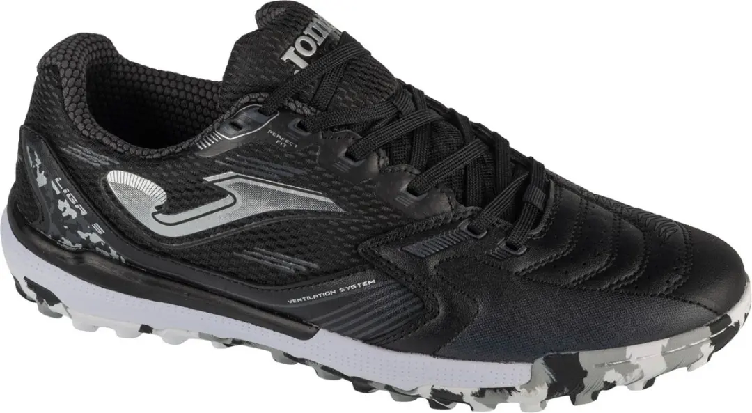 Joma Liga-5 2401 TF LIGW2401TF, Mannen, Zwart, Voetbalschoenen, maat: 40
