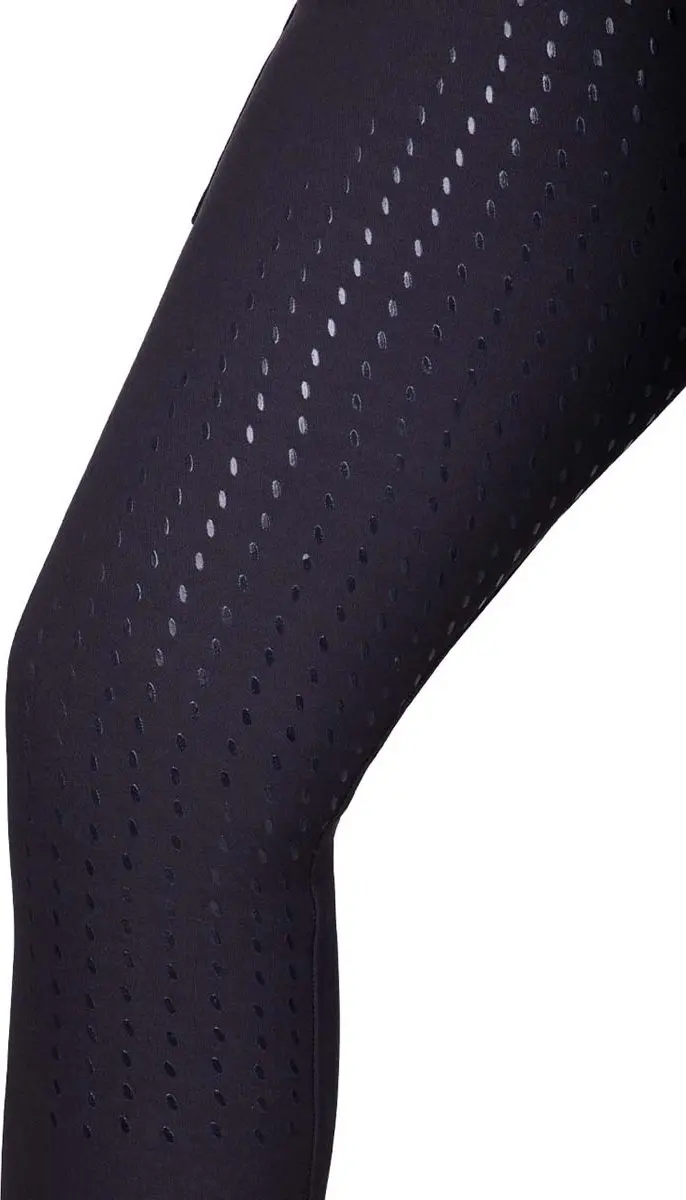 QHP Kae Full Grip Rijbroek - 36 - Zwart