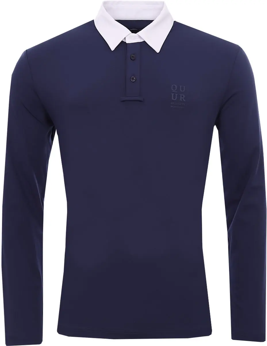 QUUR Qclassic Longsleeve Wedstrijdshirt - Donkerblauw XL