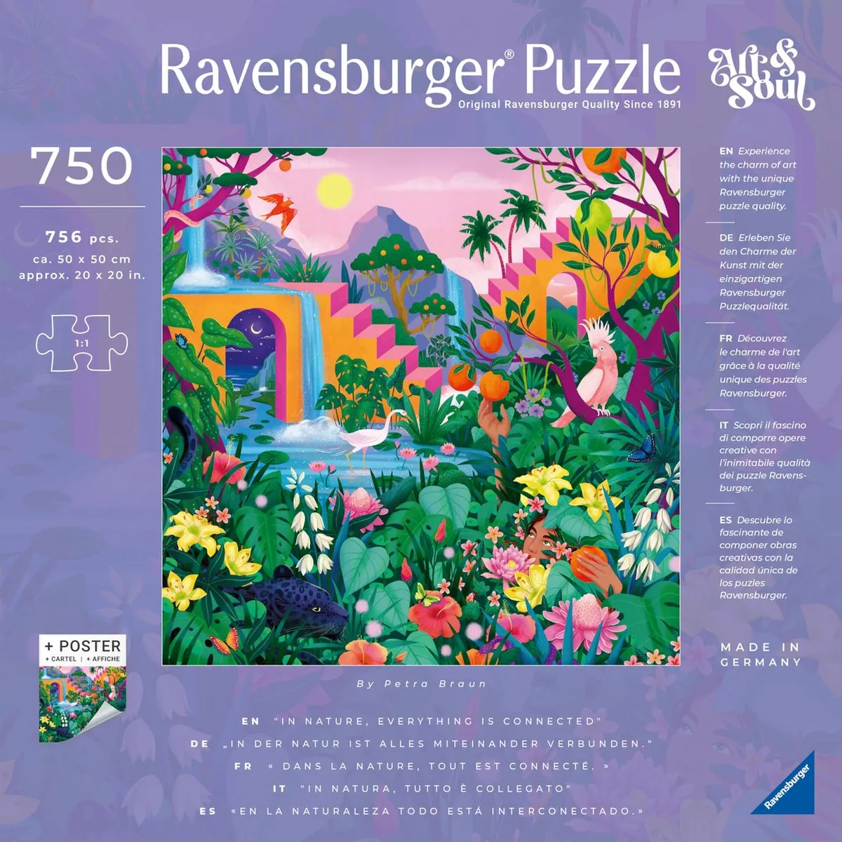 Ravensburger Nature Art & Soul Puzzel 750 Stuks - Multicolor
