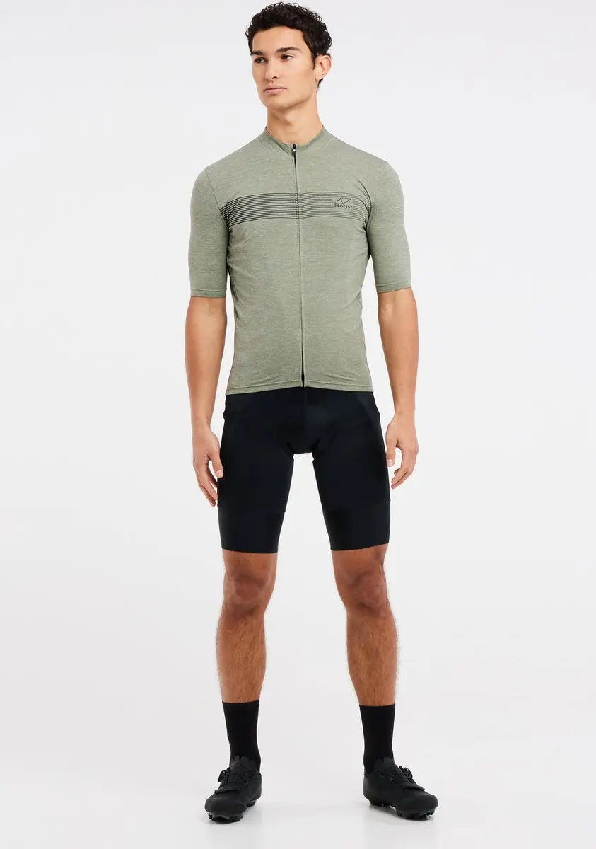 Protest Prtbobbing Fietsshirt Heren - XXXL - Groen - Reflecterend