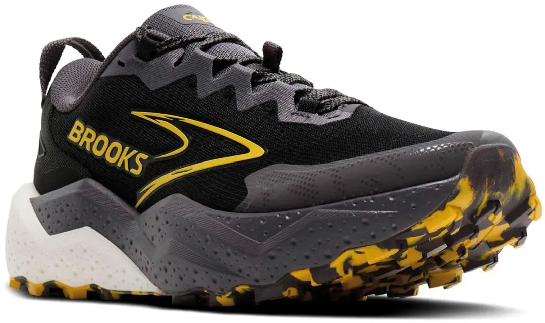 Brooks Caldera 8 Trailrunningschoenen Heren - 42 - Zwart/Geel