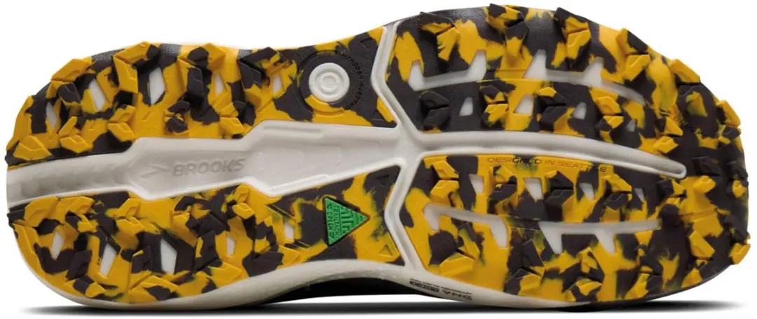 Brooks Caldera 8 Trailrunningschoenen Heren - 42 - Zwart/Geel