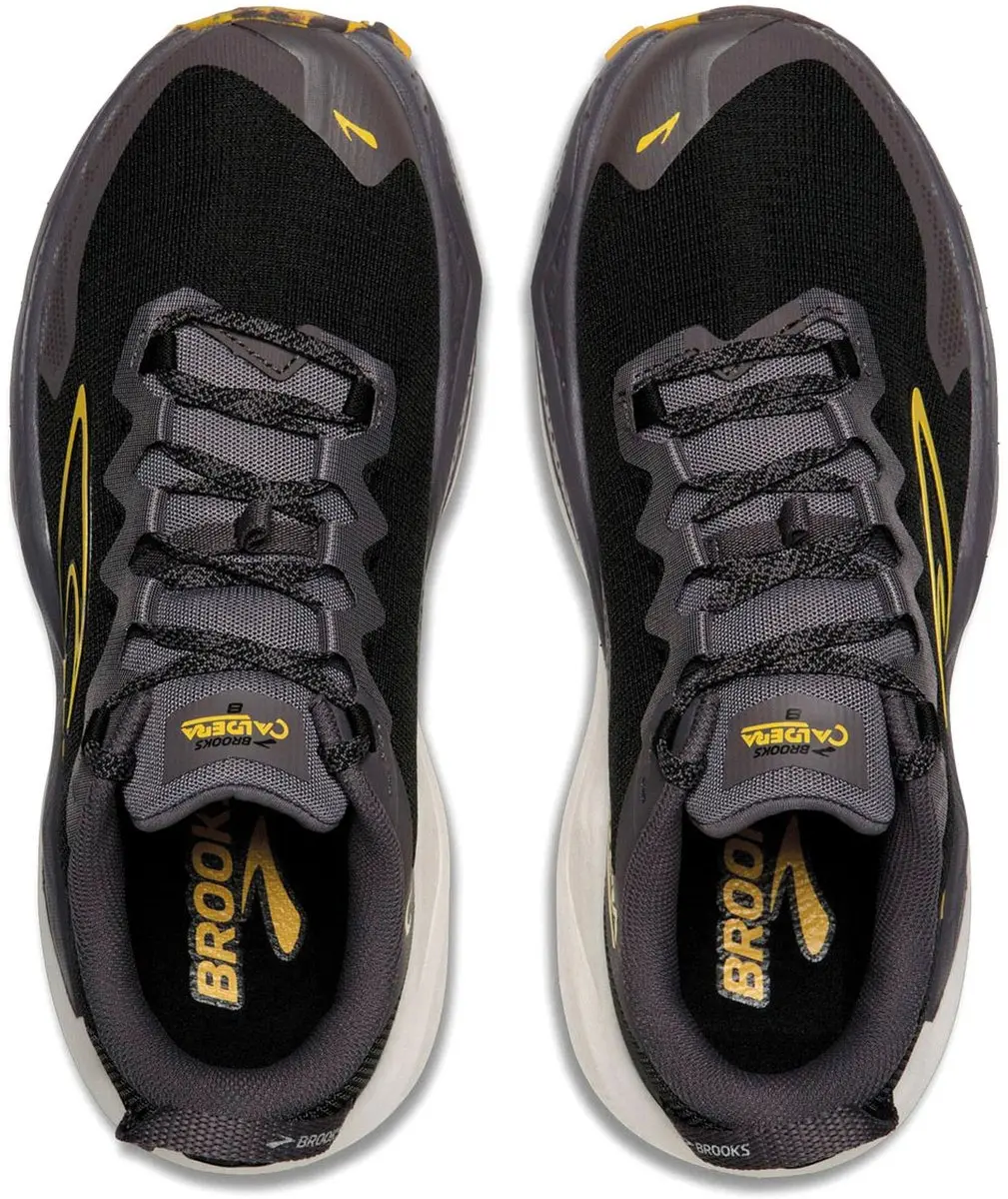 Brooks Caldera 8 Trailrunningschoenen Heren - 42 - Zwart/Geel