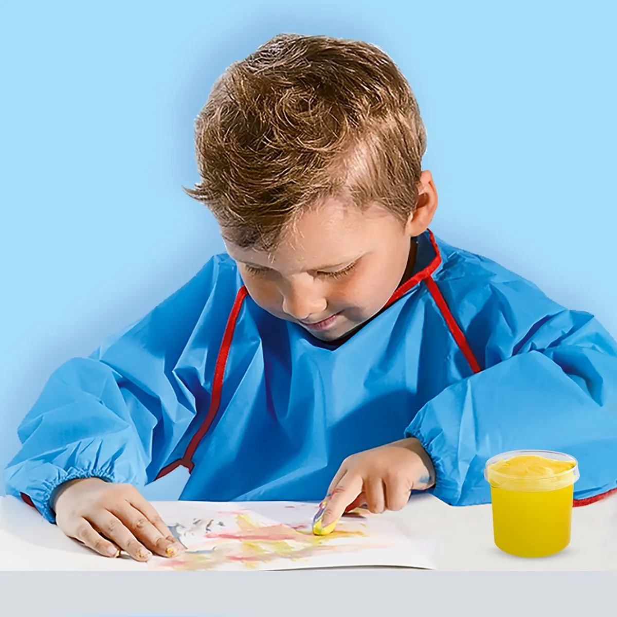 SES Creative Vingerverf 4 Kleuren 580ml - Basic