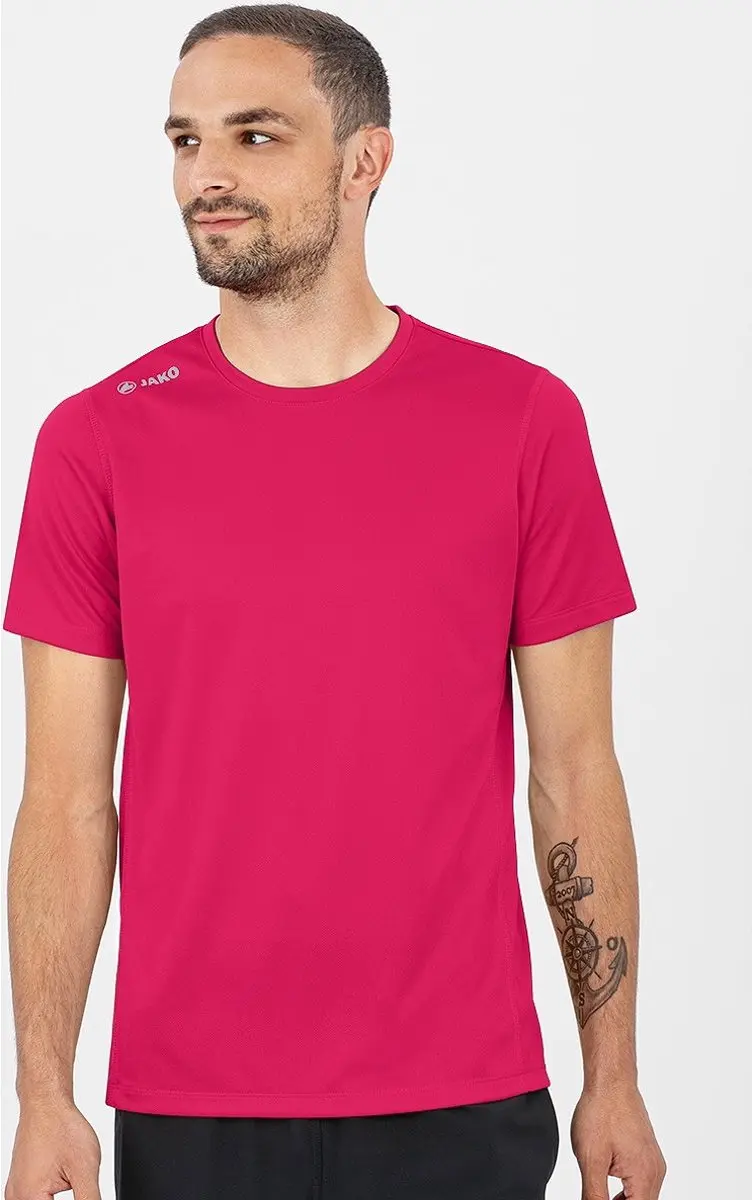 JAKO Run 2.0 T-Shirt Heren - Framboos XL
