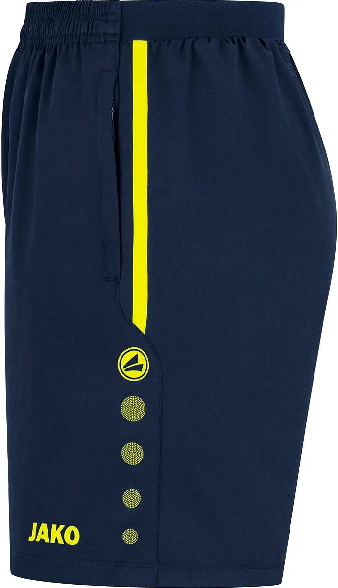 Jako Allround Short Kinderen 140 - Fluogeel/Marine