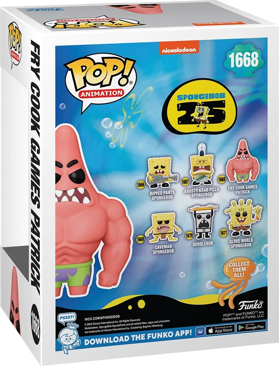 Funko Pop! Patrick Fry Cook Games 75736 - Multicolor