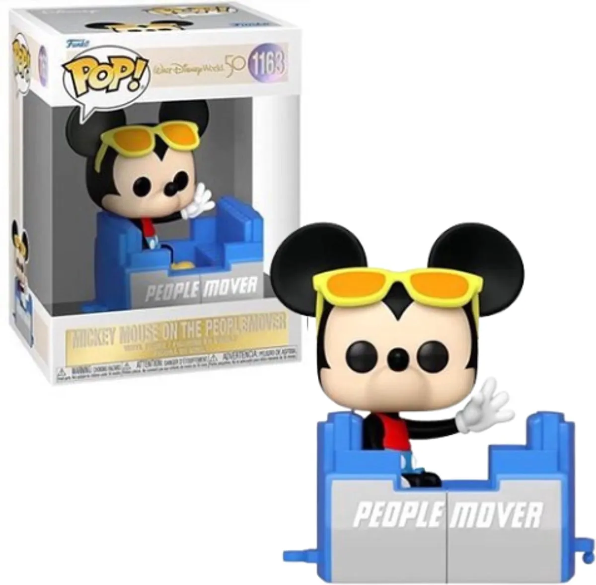 Funko Mickey Mouse POP! People Mover 59507 - 9cm - Multicolors - afbeelding 6 van 6