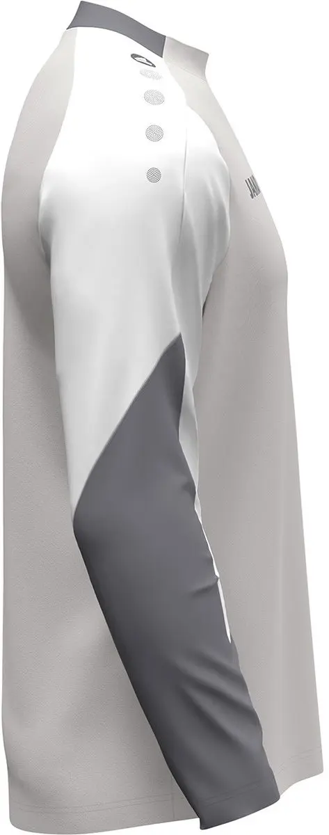 Jako Dynamic Longsleeve Heren - Lichtgrijs/Wit - Maat L