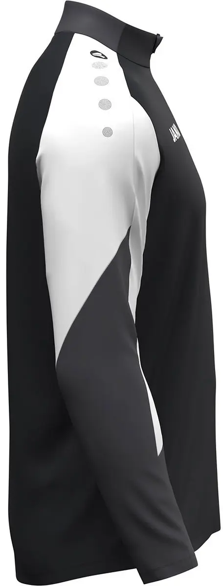 Jako Dynamic Ziptop Dames - Zwart/Wit/Antraciet S