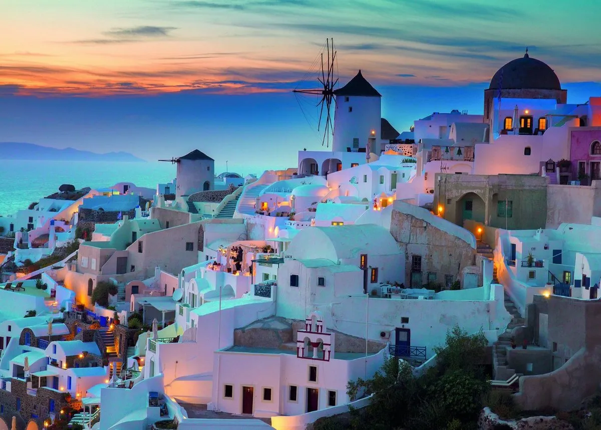 Ravensburger Santorini Legpuzzel 1000 Stuks - Multicolor