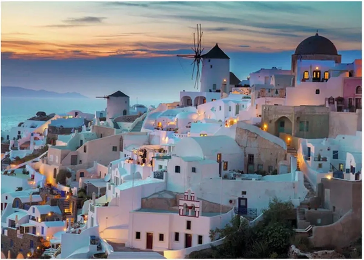Ravensburger Santorini Legpuzzel 1000 Stuks - Multicolor