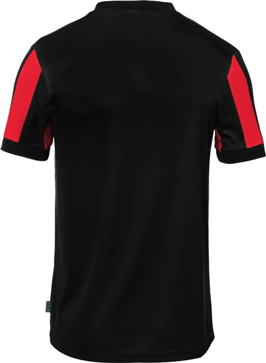 Uhlsport Stripe 2.0 Shirt Korte Mouw Kinderen 128 - Zwart/Rood