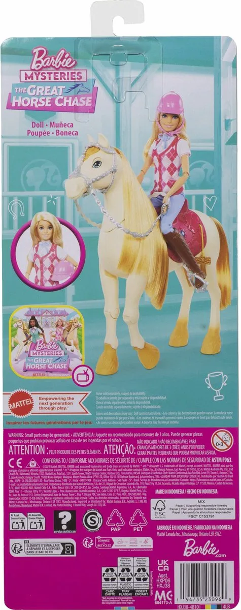Barbie Mysteries The Great Horse Chase Ruiterpop - Malibu