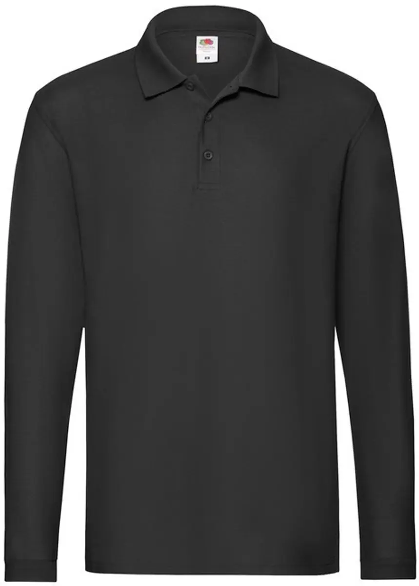Fruit Of The Loom Man Premium Poloshirt Zwart