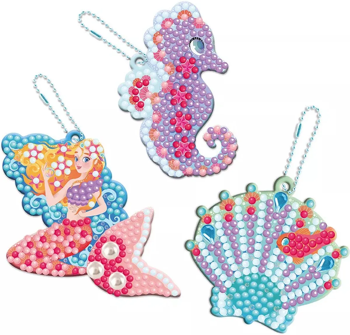 Janod Magic Ocean Sleutelhangers 3-delig - Multicolor