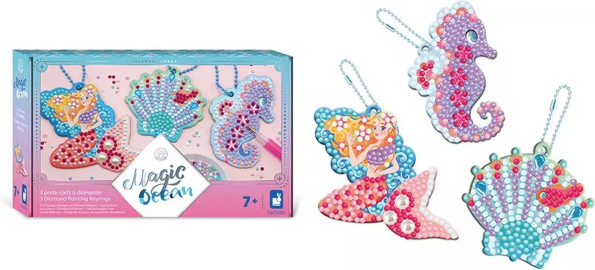 Janod Magic Ocean Sleutelhangers 3-delig