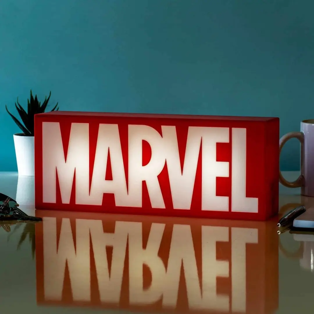 Paladone Marvel Logo Light V2 - Rood