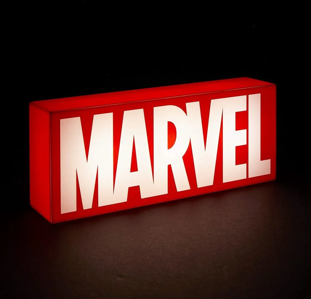Paladone Marvel Logo Light V2 - Rood