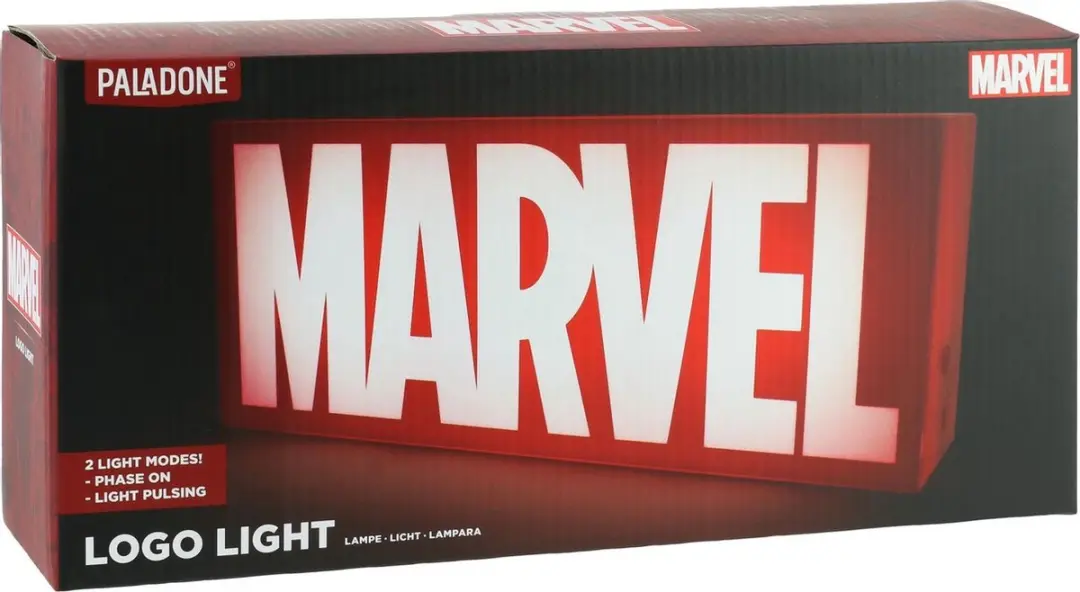 Paladone Marvel Logo Light V2 - Rood