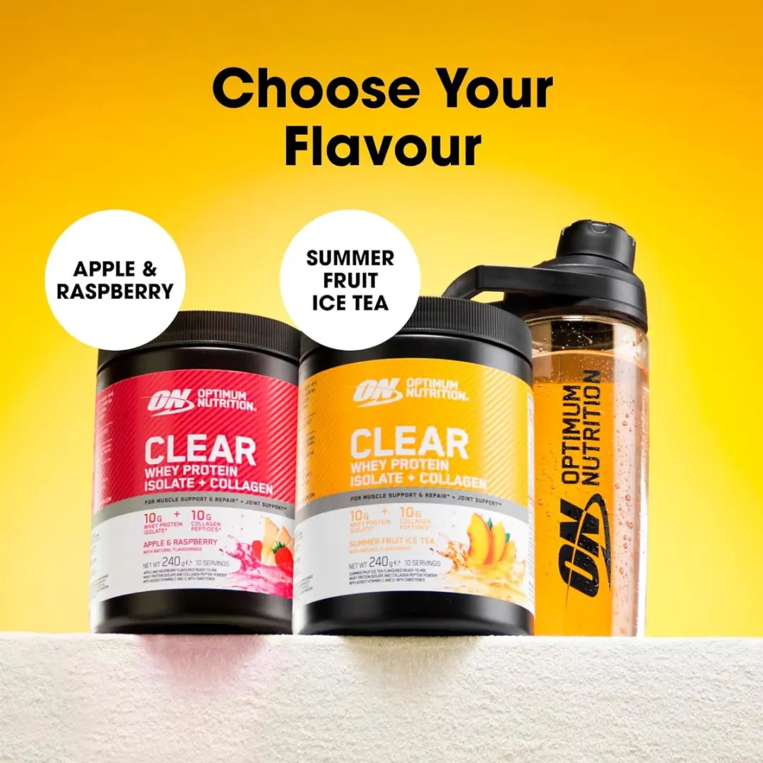 Optimum Nutrition Clear Whey Isolate + Collagen Eiwitpoeder - 240g