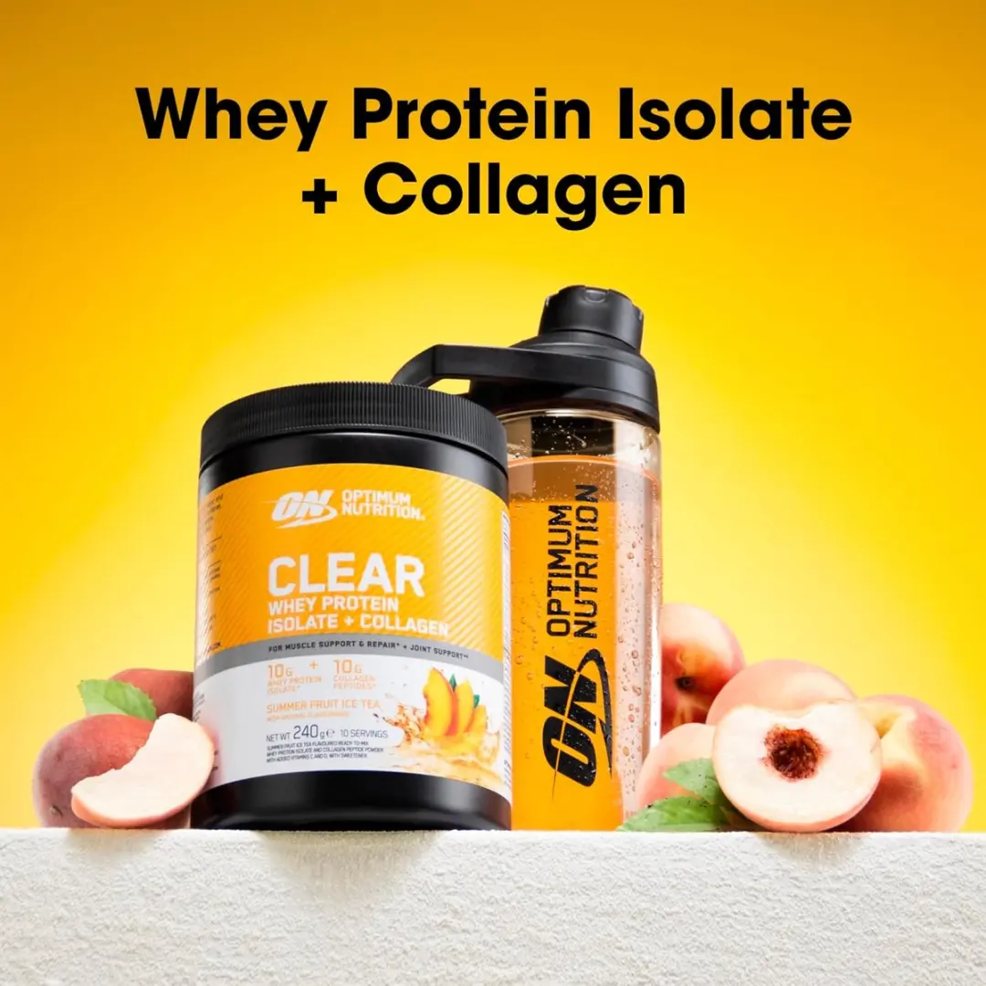 Optimum Nutrition Clear Whey Isolate + Collagen Eiwitpoeder - 240g