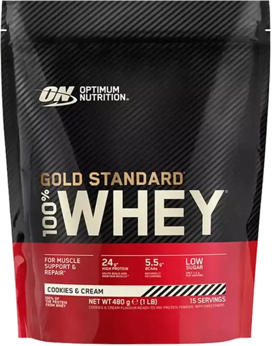 Optimum Nutrition Gold Standard 100% Whey Cookies & Cream - 465g