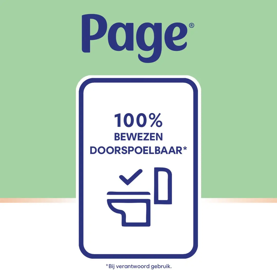 Page Vochtig Toiletpapier Aloë Vera 456 Vel - 12 Rollen