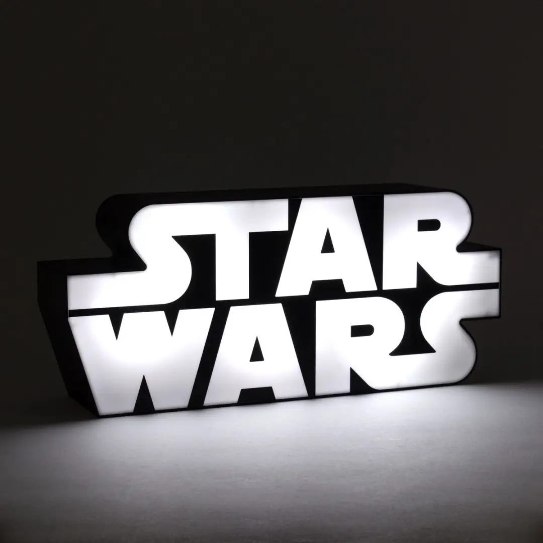 Paladone Star Wars Logo Light Bureau-/Muurlamp - 1 Lichtpunt - Wit/Zwart