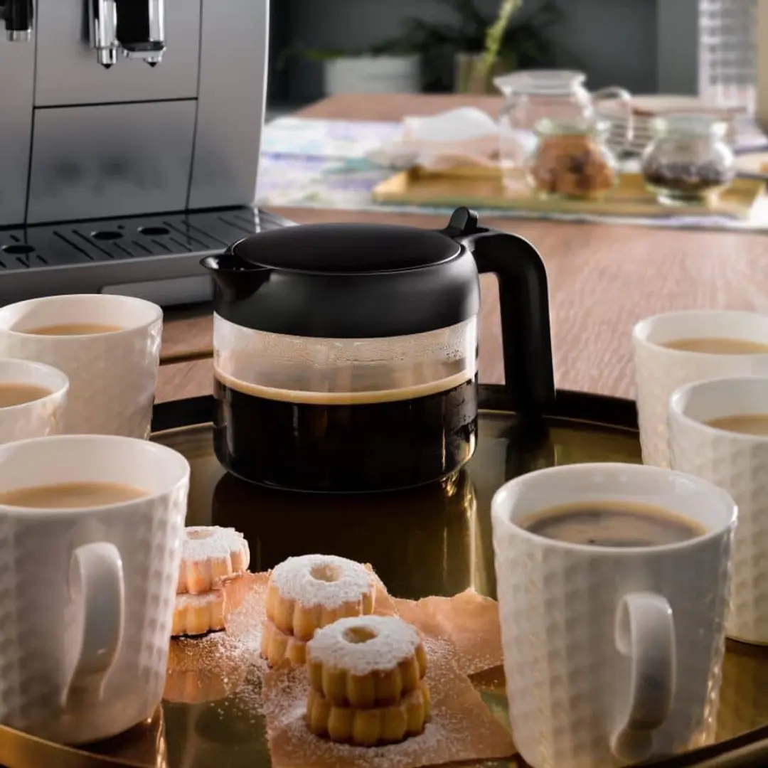 De'Longhi Glazen Koffiekan DELONGHI_814242 - Blauw