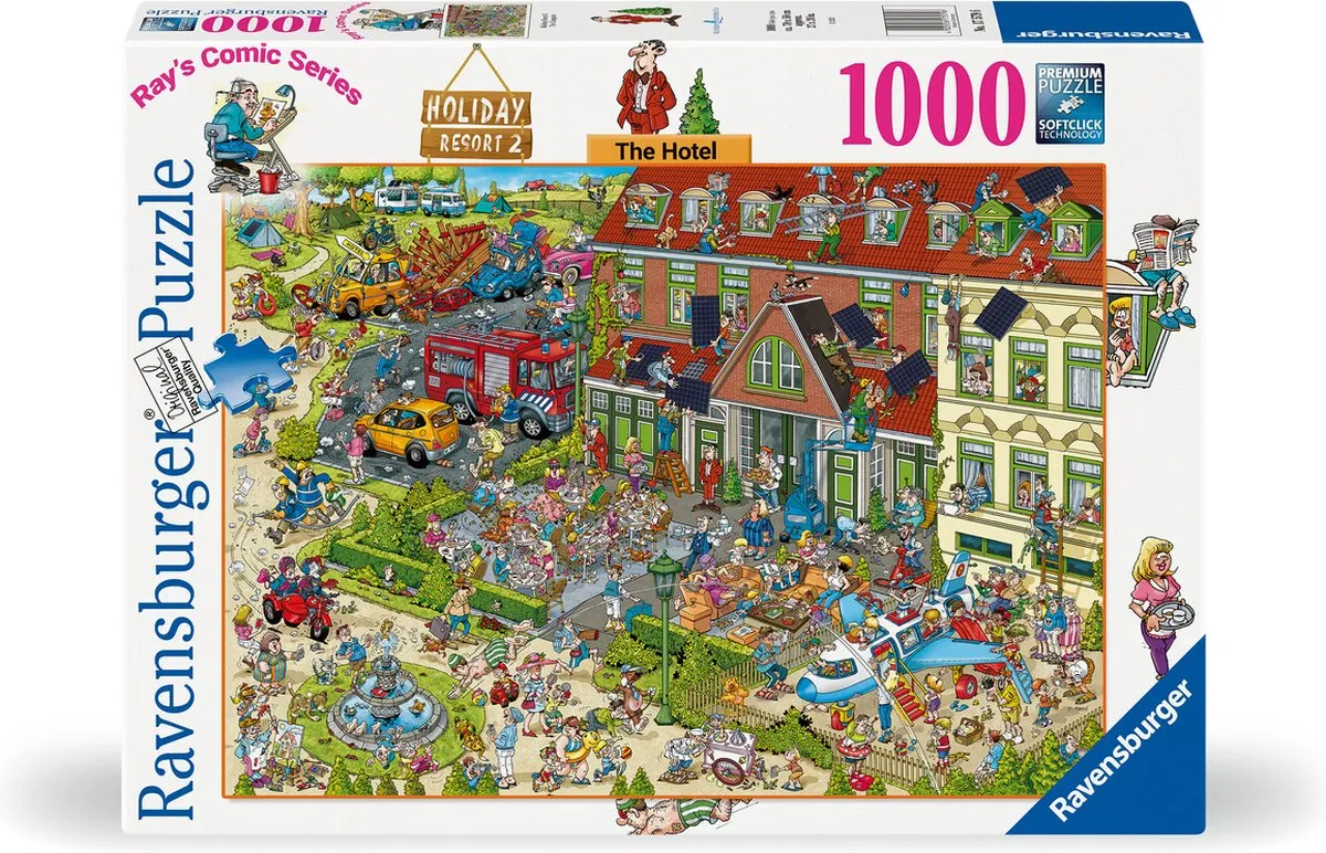 Ravensburger Ray's Comic Series Holiday Resort 2 Legpuzzel 1000 Stuks