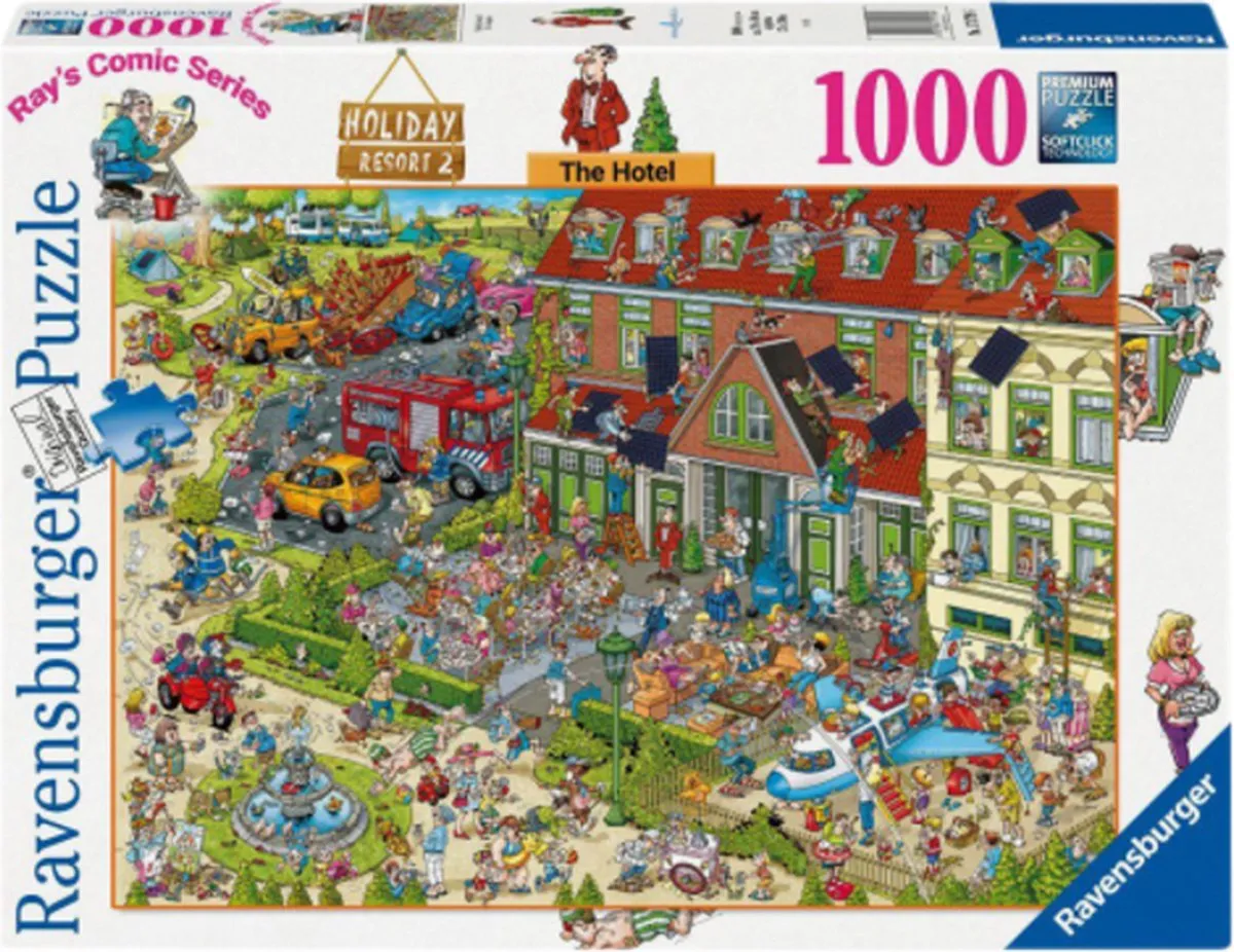 Ravensburger Ray's Comic Series Holiday Resort 2 Legpuzzel 1000 Stuks - 175796
