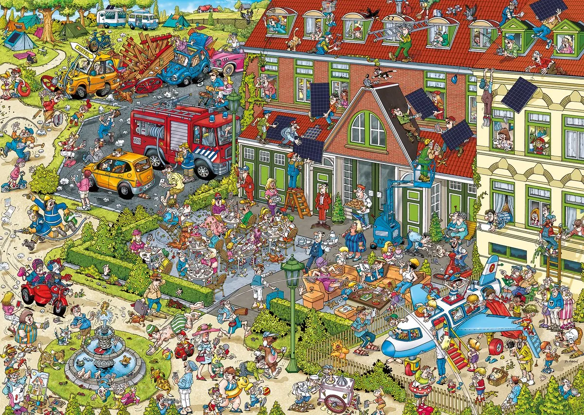 Ravensburger Ray's Comic Series Holiday Resort 2 Legpuzzel 1000 Stuks - 175796