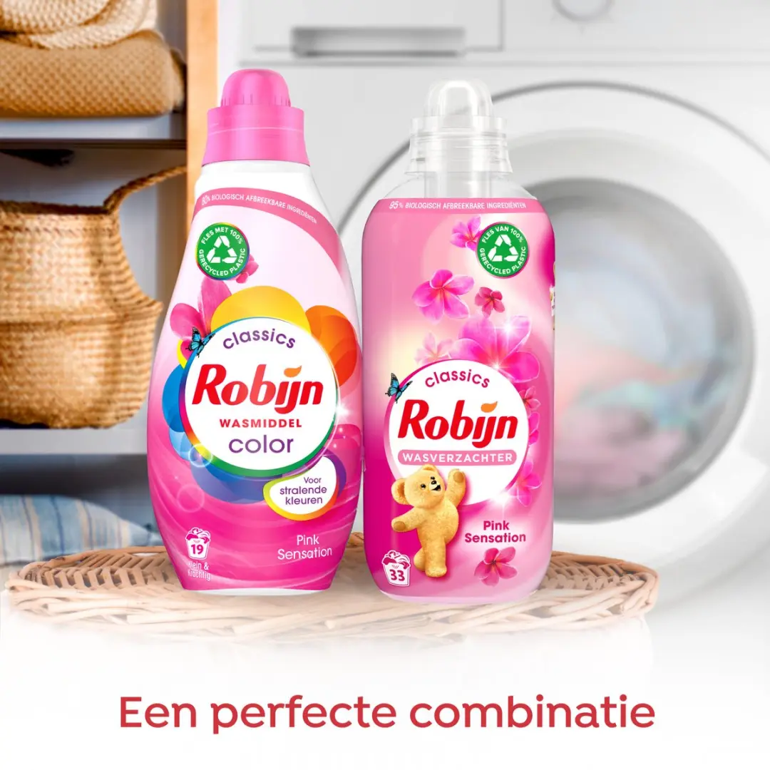 Robijn Classics Color Pink Sensation Vloeibaar Wasmiddel 0.67L