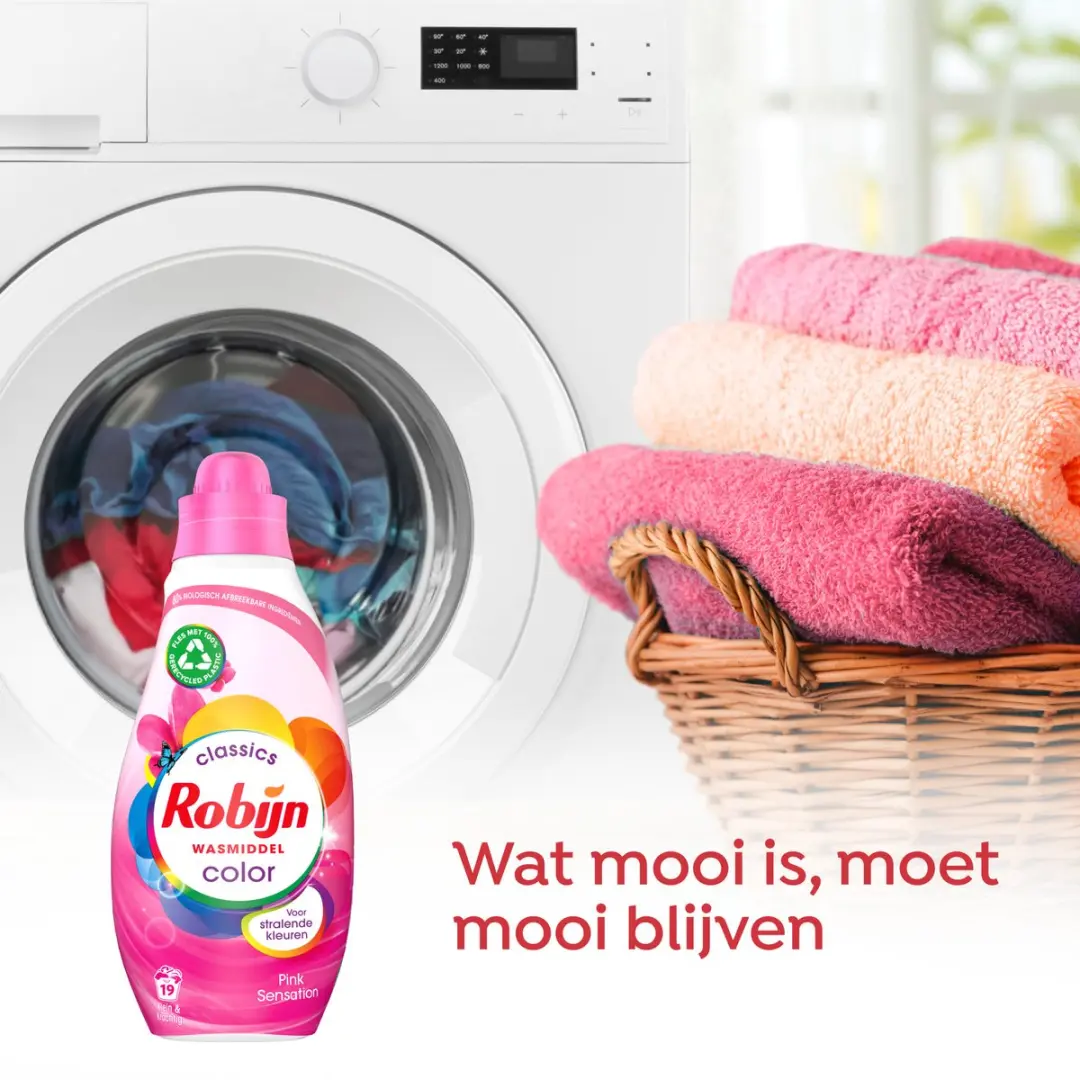 Robijn Classics Color Pink Sensation Vloeibaar Wasmiddel 0.67L