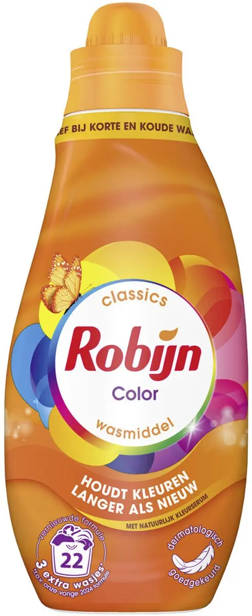 Robijn Klein & Krachtig Color Wasmiddel 665ml