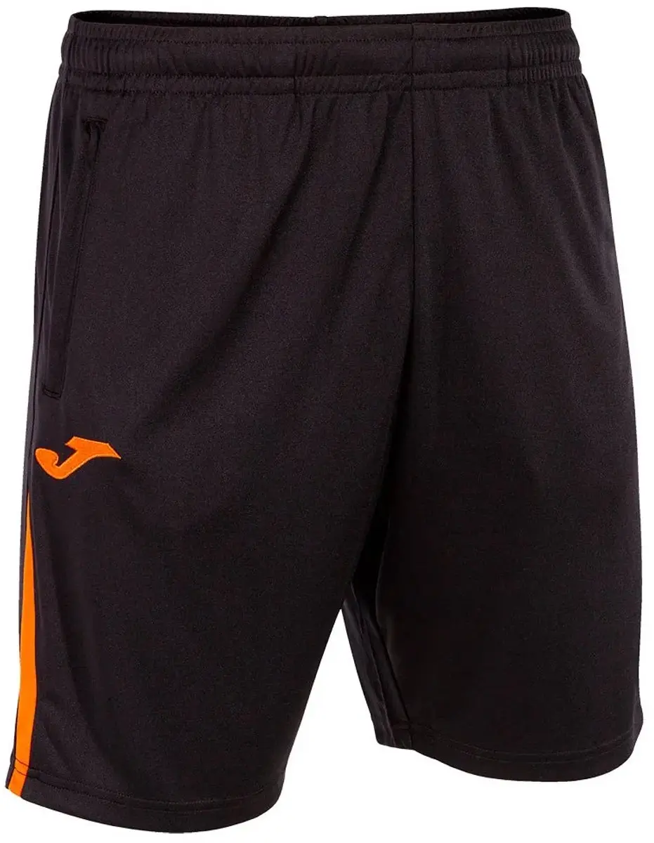 Joma Championship VII Korte Broek - S - Zwart/Orange
