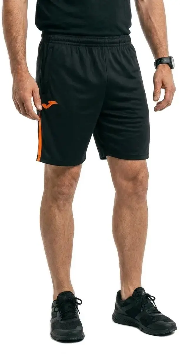 Joma Championship VII Korte Broek - S - Zwart/Orange