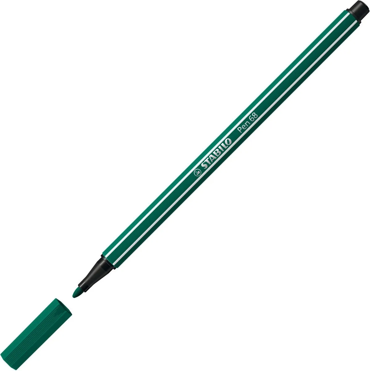 STABILO Pen 68 Viltstift - Blauwgroen