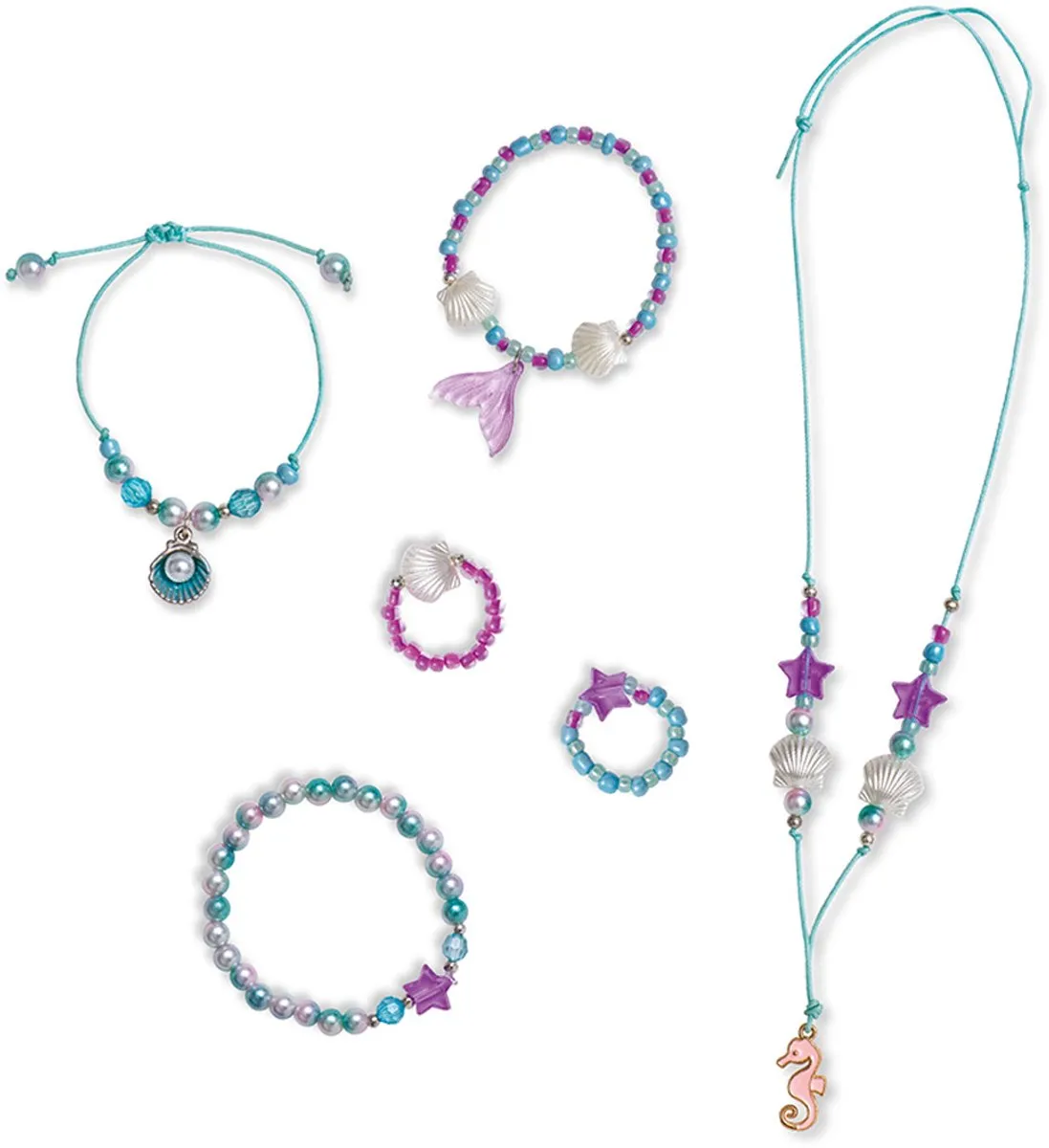Janod Magic Ocean Juwelen Set - 6 Stuks - Multicolor - afbeelding 5 van 6